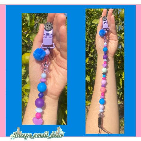 inspired Coraline pacifier set