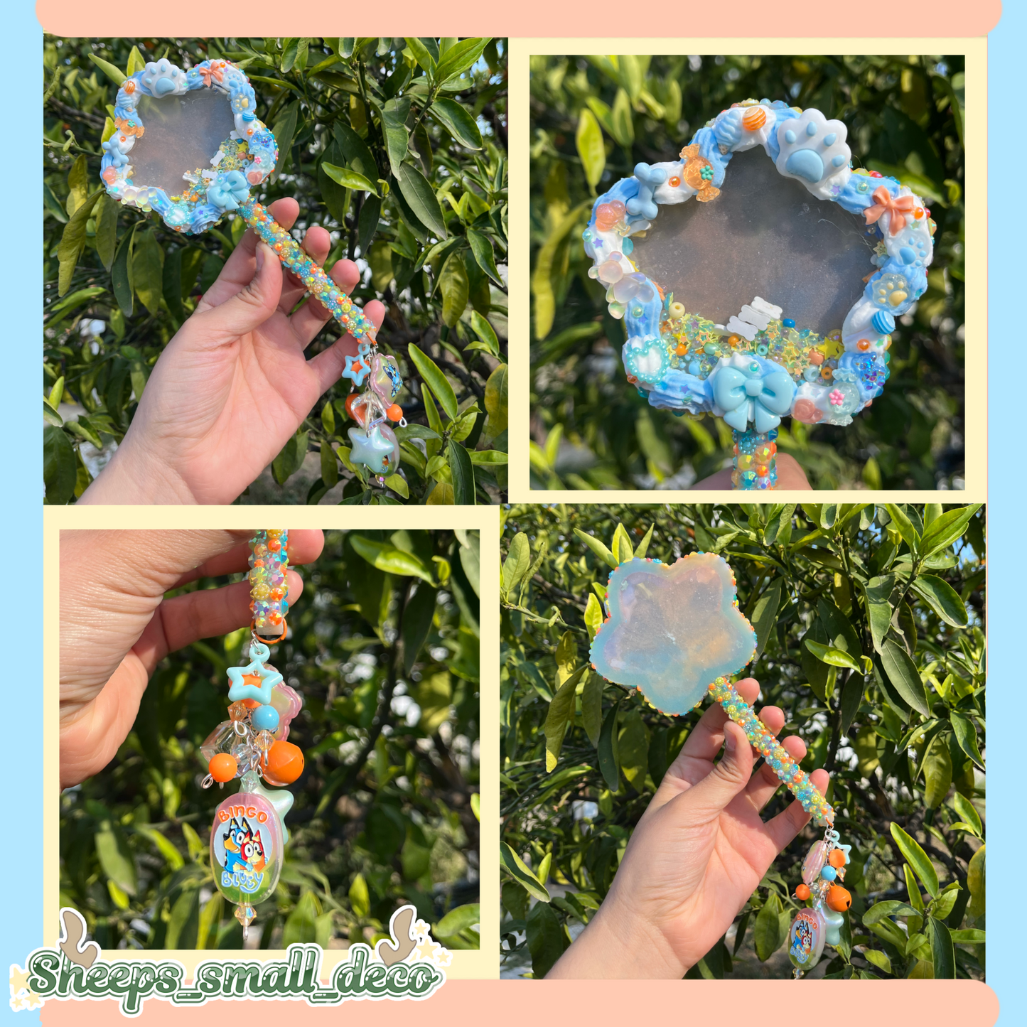 Orange and blue wand ￼