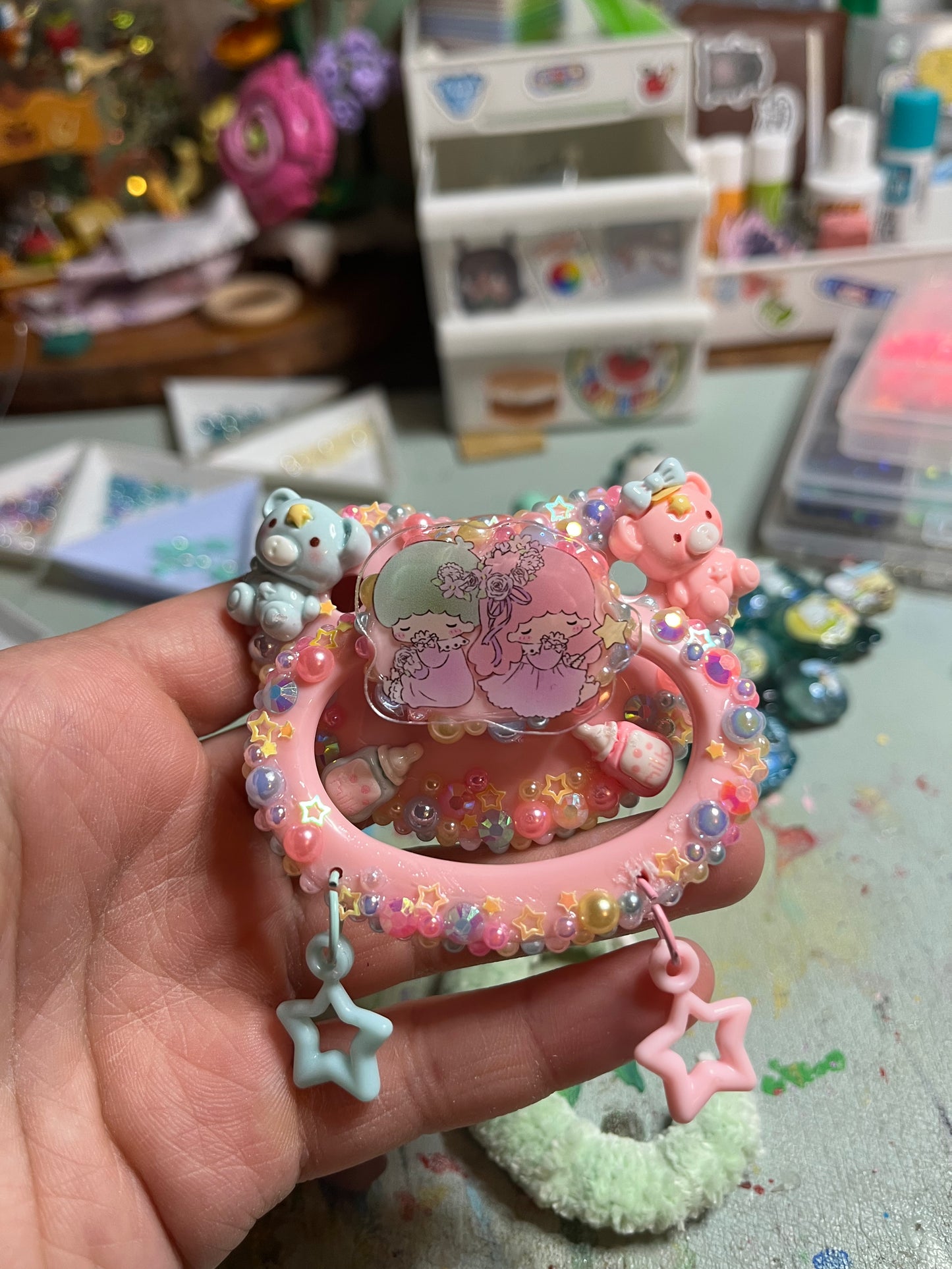 Twins pacifiers set