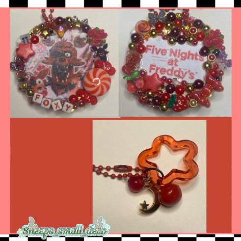 inspired foxy keychain
